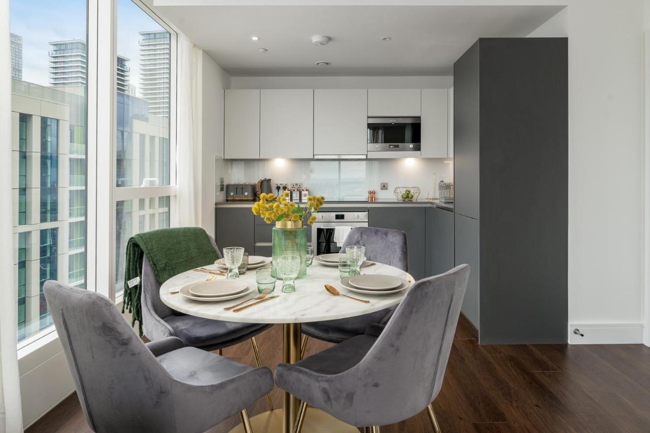 Luxurious Spacious 2Bed Suites Skyline River Views By Canary Wharf London Exterior photo