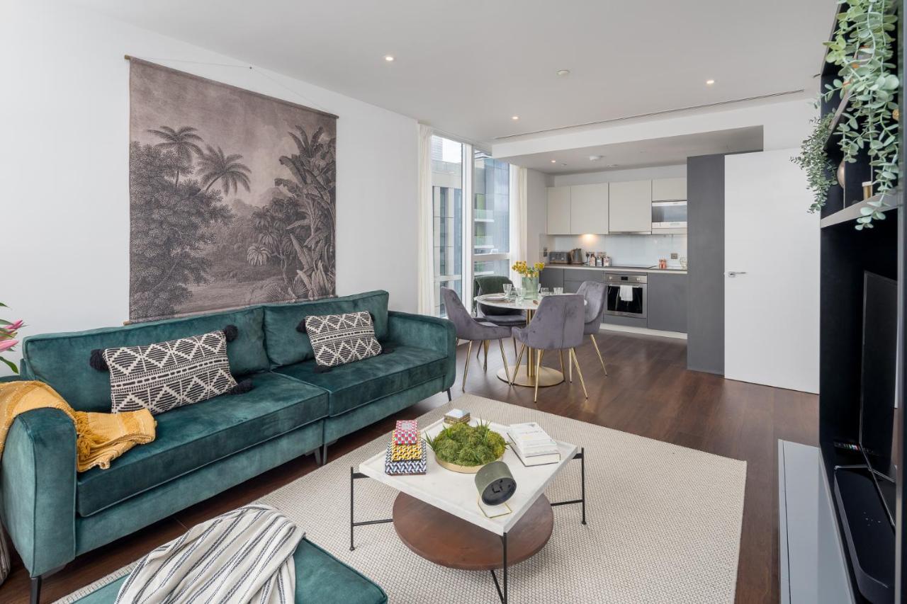 Luxurious Spacious 2Bed Suites Skyline River Views By Canary Wharf London Exterior photo