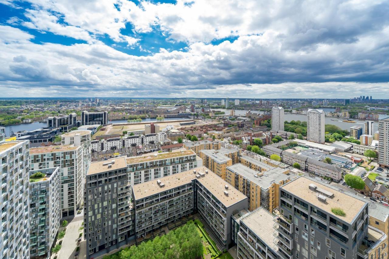 Luxurious Spacious 2Bed Suites Skyline River Views By Canary Wharf London Exterior photo