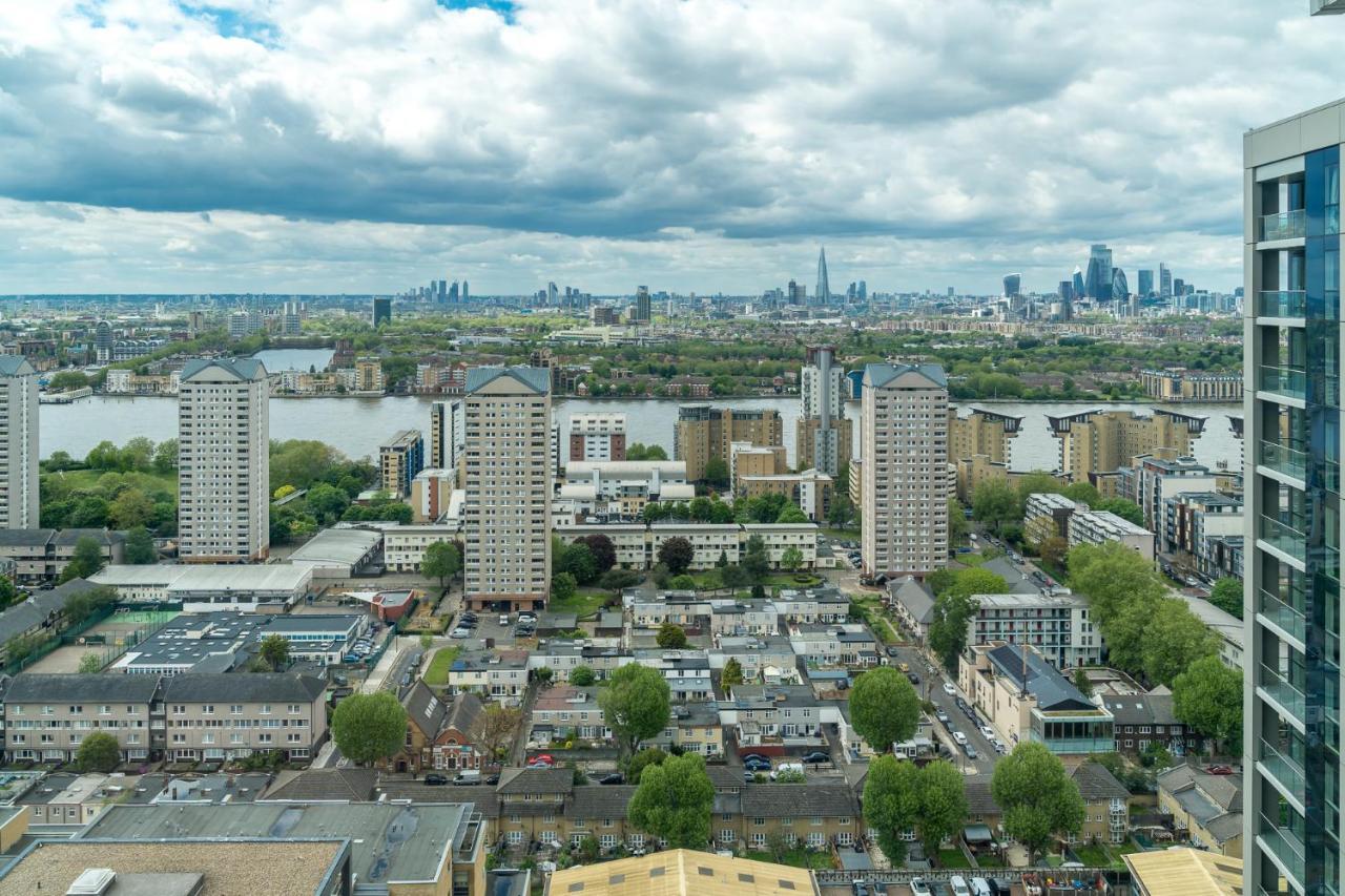 Luxurious Spacious 2Bed Suites Skyline River Views By Canary Wharf London Exterior photo