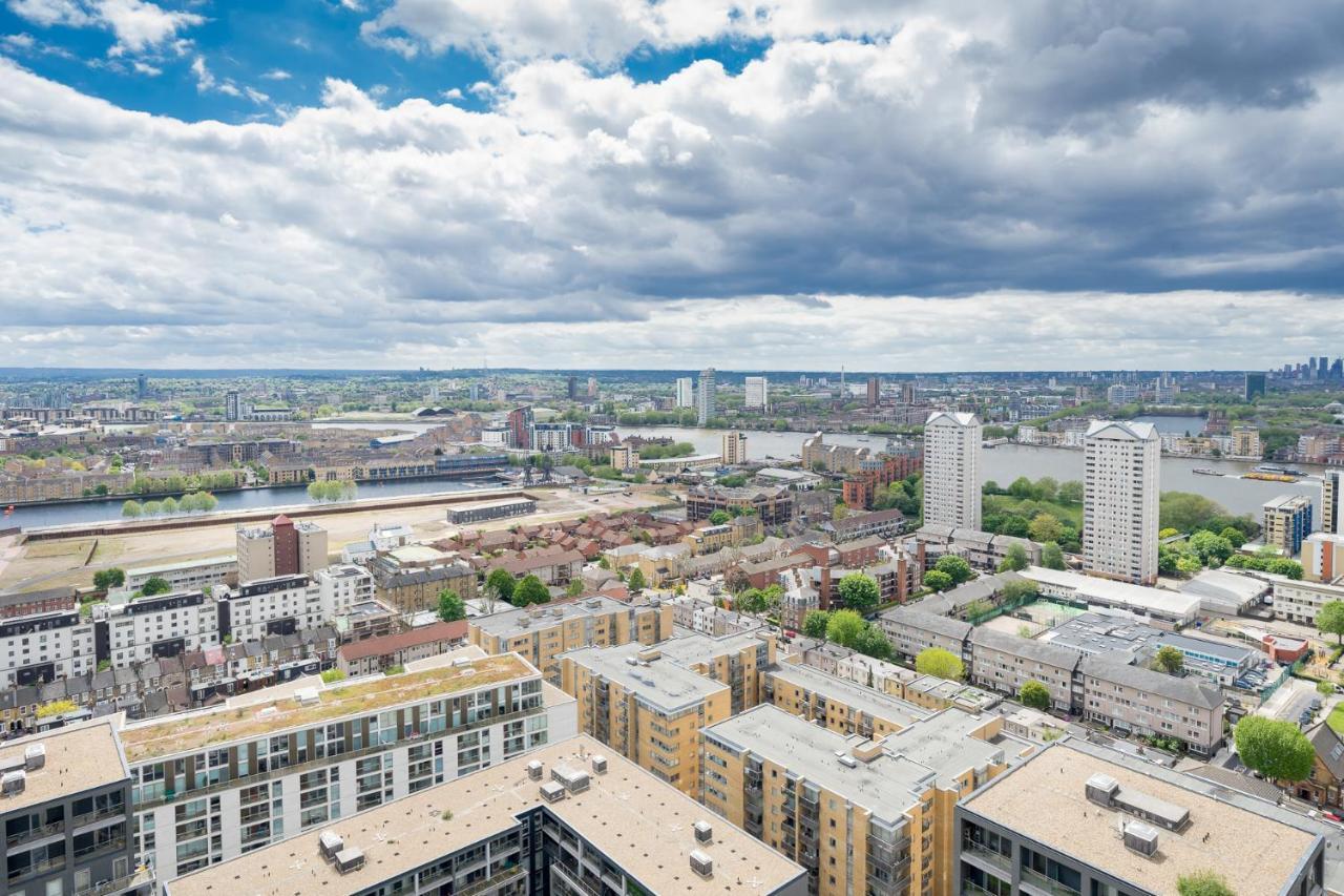 Luxurious Spacious 2Bed Suites Skyline River Views By Canary Wharf London Exterior photo